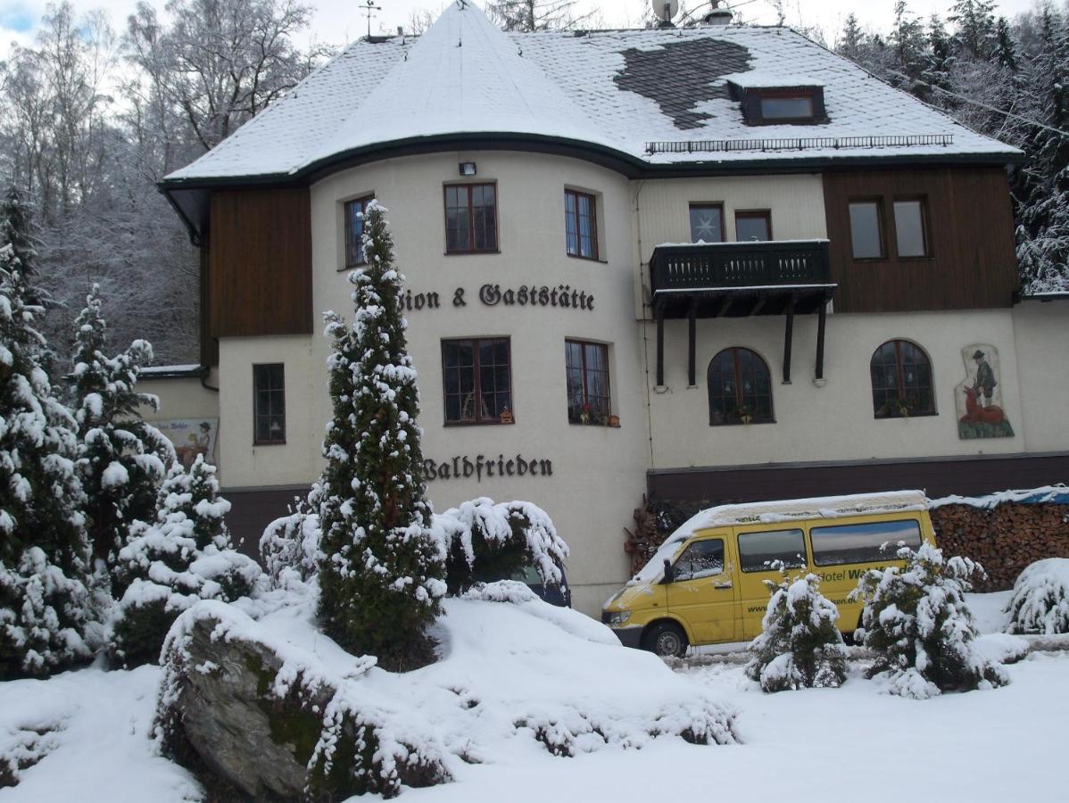 Hotel Waldfrieden Elsterberg Buitenkant foto